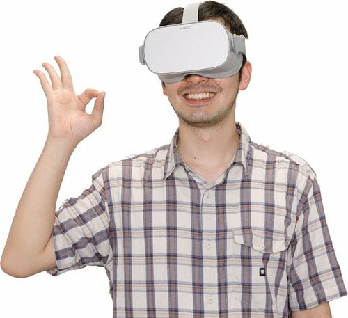 準備なし、ケーブルなしやろうと思ったらかぶるだけ!
