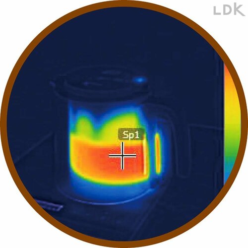 本体がやや熱くなった おしゃれな電気ケトルおすすめ イメージ