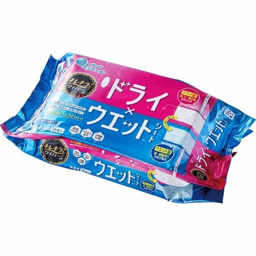 フローリング用掃除シートおすすめ 大王製紙 エリエール キレキラ!ワイパー ドライ×ウエットシート イメージ1