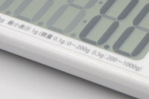 選び方2：最小表示 キッチンスケールおすすめ イメージ