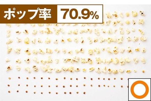 ポップ率 ポップコーンメーカーおすすめ イメージ