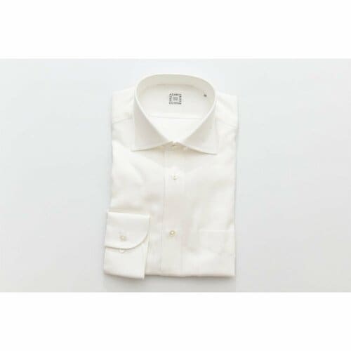 ワイシャツおすすめ AZABU THE CUSTOM STORE ツイルワイドカラー クラシックフィット 204707 イメージ1