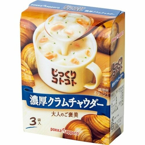 ポッカサッポロ:じっくりコトコト:濃厚クラムチャウダー