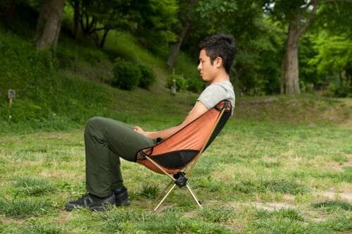 DesertFoxの魅力1：耐荷重150kgを誇る抜群の安定感 アウトドアチェアおすすめ イメージ