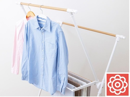 タオルの上に服が干せる 室内物干しおすすめ イメージ