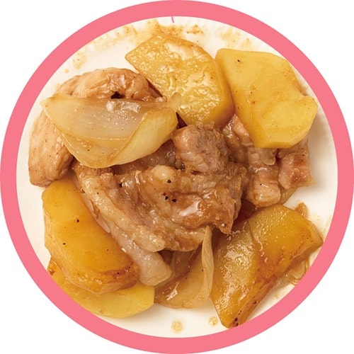 スチーム調味料おすすめ キッコーマン うちのごはん 豚じゃが ガーリック醤油 イメージ2