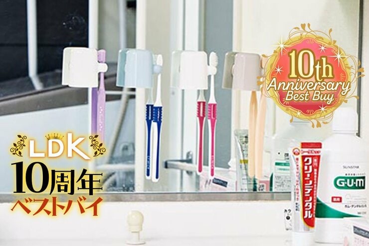 コップは歯ブラシとセット化！ 隠さなくてもスッキリ見えしちゃった【LDKおすすめ】