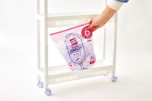 解決アイテムは「洗面所用のすき間ワゴン」です イメージ