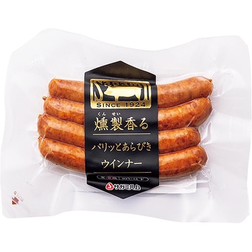 ソーセージおすすめ サガミハム 燻製香る パリッとあらびきウインナー イメージ