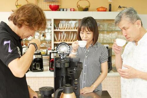 テスト1:コーヒーの香り香りの引き出し具合をチェック