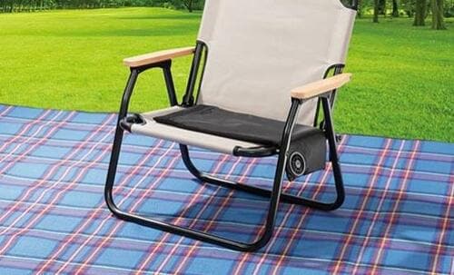 ファンからの送風でお尻が涼しい!「どこでも座・クール ミニ」 イメージ