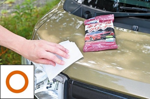 狙った汚れをしっかり落とす 洗車シートおすすめ イメージ