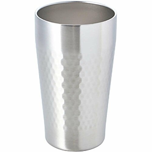 550円とは思えない！キャンドゥ「鎚目ステンレスタンブラー」 イメージ