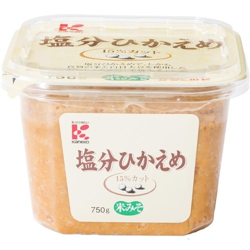 減塩味噌おすすめ かねこみそ  塩分ひかえめ イメージ