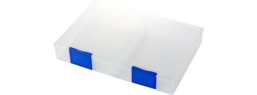 セリア:仕切り付きフリーケース A5:クリアケース