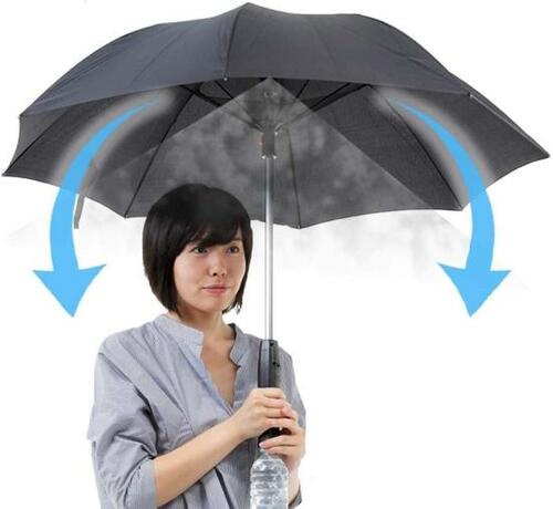 類似品はイマイチ…AmaFanshop「ミストファンアンブレラ」 イメージ2