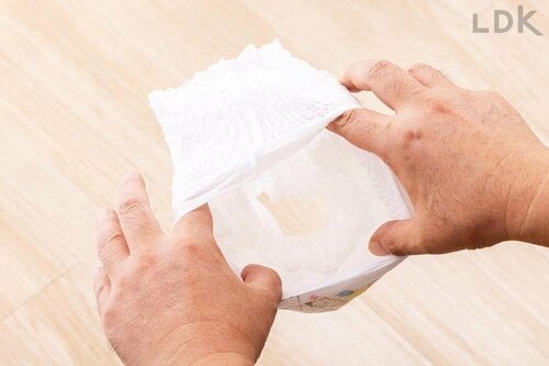 選び方４：ギャザーがよく伸びるものを選ぶ パンツタイプ紙おむつおすすめ イメージ