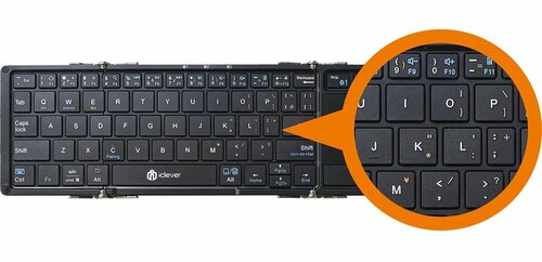 【キー配列】 折りたたみキーボードおすすめ イメージ