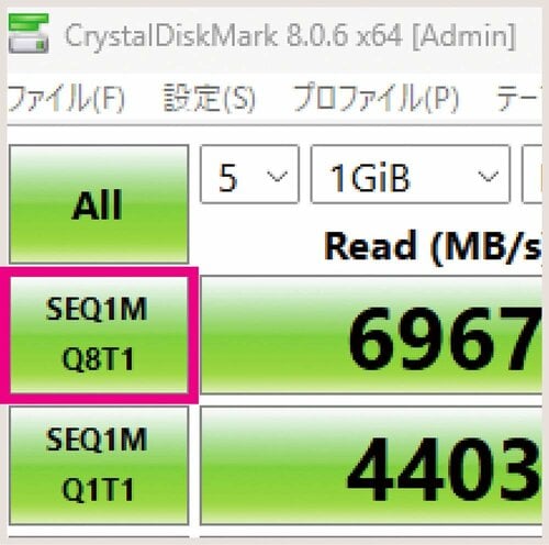 ▼シーケンシャルアクセス ps5 ssdおすすめ イメージ