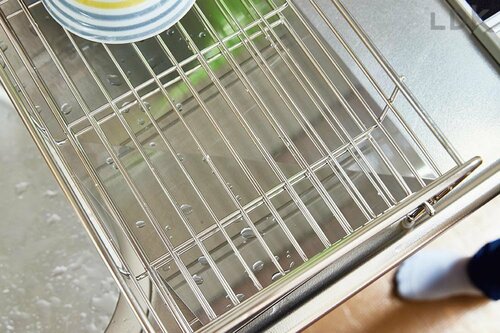 ためこんだ食器やフライパンも入る 水切りラックおすすめ イメージ2