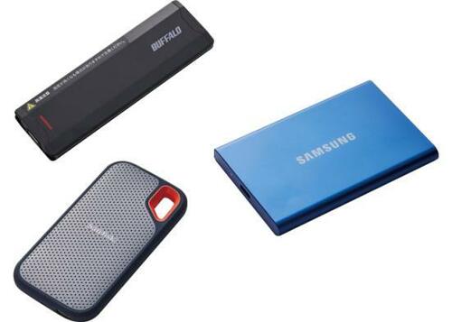 テレワークおすすめグッズ：ポータブルSSD イメージ