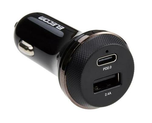 エレコム「車載充電器 MPA-CCPD 02BK」