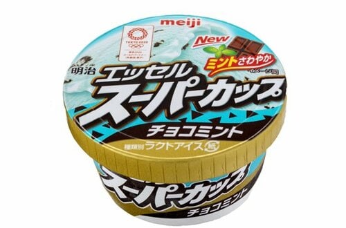 明治:エッセルスーパーカップ  チョコミント:アイス