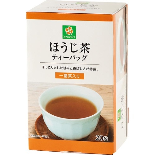【4位】スマイルライフ「ほうじ茶ティーバッグ 一番茶入り」 緑茶・ほうじ茶ティーバッグおすすめ イメージ