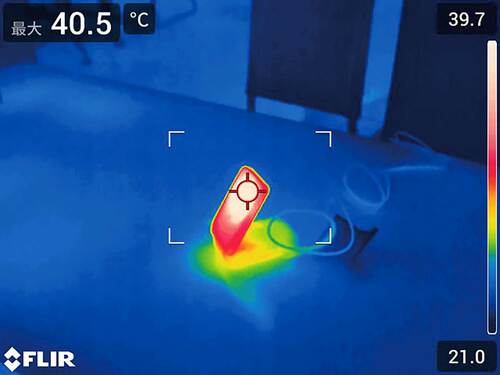 発熱具合 Qi2対応ワイヤレス充電器おすすめ イメージ