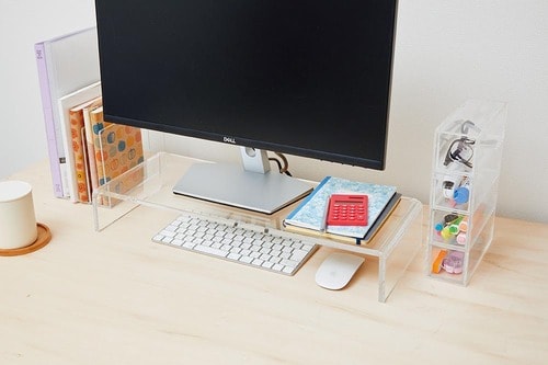アクリルの洗練されたデスク周りに変身! イメージ