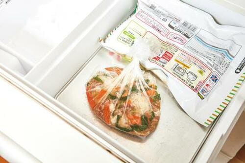 耐冷-30℃でそのまま 冷凍できます
