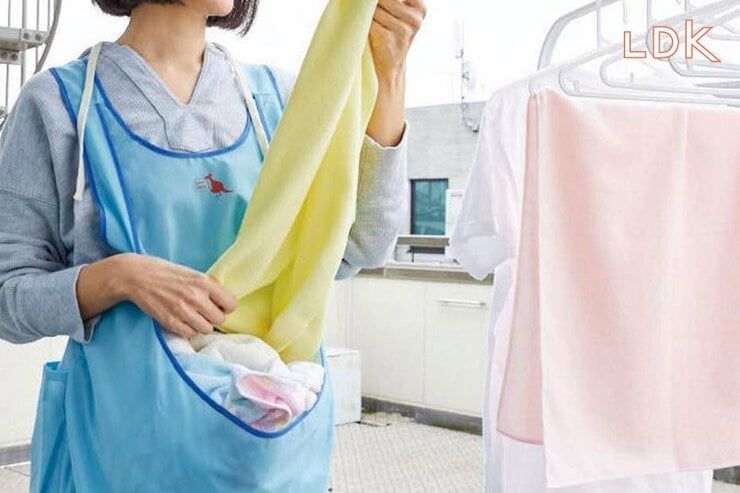 カンガルーエプロンが洗濯物干しに便利！ LDKがおすすめ時短家事アイテムを紹介