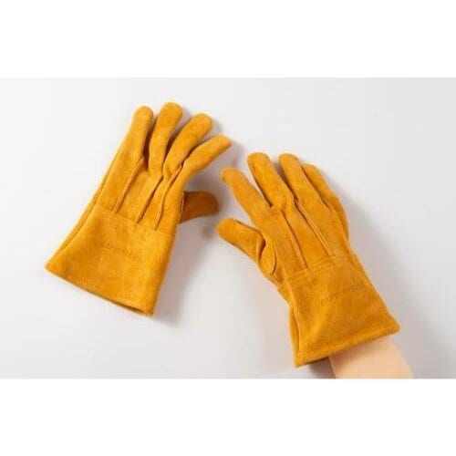 耐熱グローブおすすめ キャプテンスタッグ アウトドア キャンプ BBQ ソフト レザーグローブ イメージ