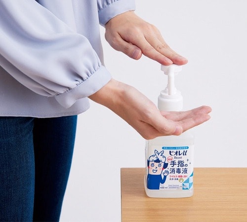 ポイント1:点眼前には必ず手を消毒 イメージ