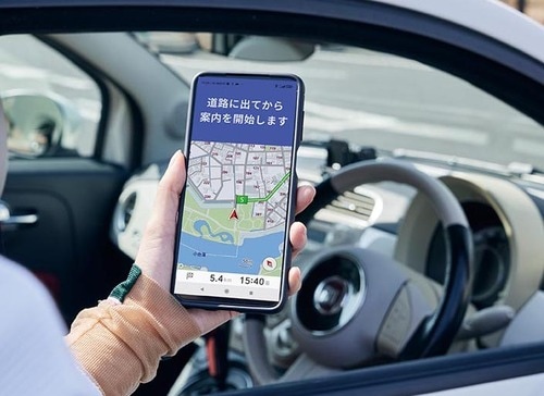 特徴5:地図や経路も表示できる イメージ