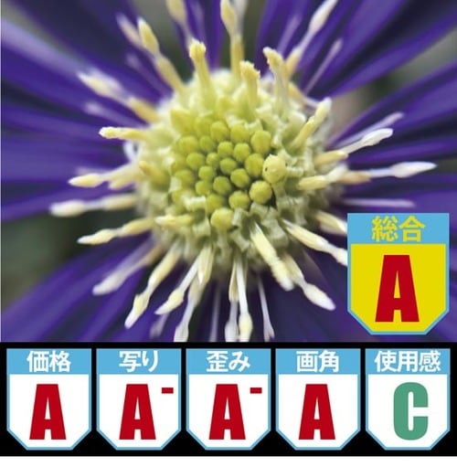 【A】ピントは浅めでボケやすい「3COINS」のレンズセット