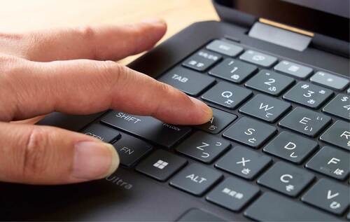 【使い勝手】しっかり押せるのに浅いストロークで軽い打鍵感 小型ノートPCおすすめ イメージ3