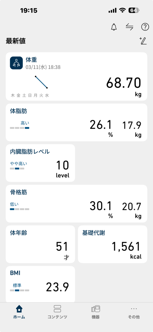 体組成計には見えないおしゃれなデザイン 体重計・体組成計おすすめ イメージ4
