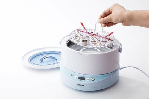 【超音波洗浄器】メガネもアクセもいっぺんにキレイ!