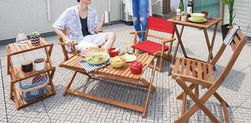 IKEAより安見えしない！ニトリのベランダ家具シリーズ イメージ