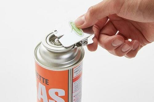 ボンベのガス抜きはクリップ式がベストです イメージ2