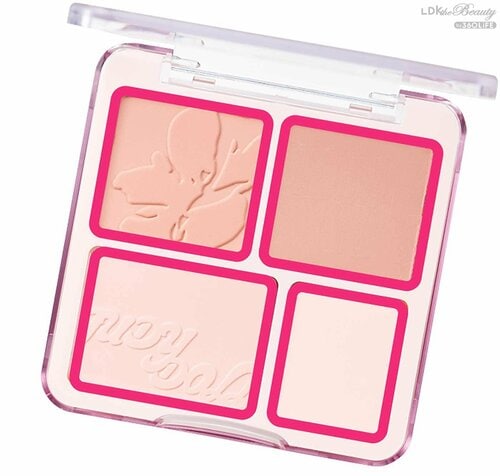 4色すべて：ギラつかないのにメリハリが出た ベージュチークおすすめ イメージ