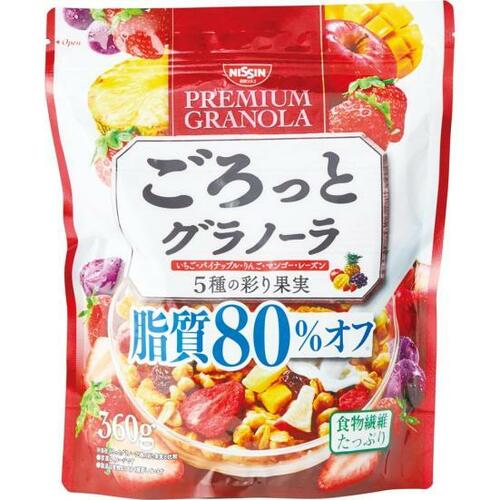 サンロクマルのおすすめ1：日清シスコ「ごろっとグラノーラ 脂質80％オフ」 イメージ