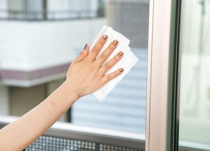 ダイソーのアレが“網戸のちょこっと掃除”にピッタリな理由