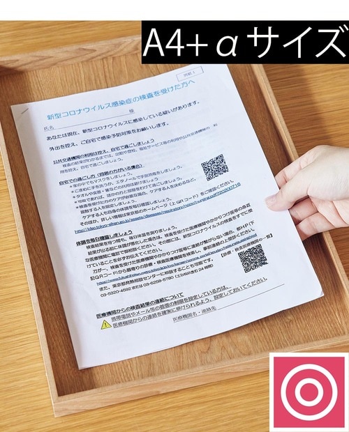 ポイント2:A4よりひと回り大きめがGOOD レタートレーおすすめ イメージ