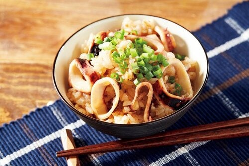 スルメイカがふっくらやわらか 解凍中にめんつゆがしみ込みます イメージ