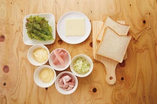 とろけるチーズ入り岩下の新生姜の豚肉巻きサンドイッチ イメージ