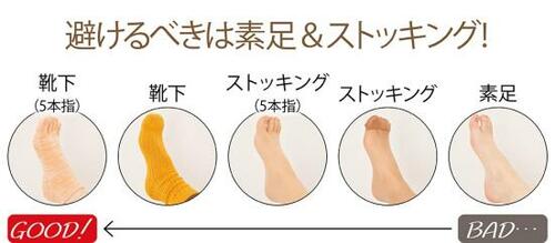 通気性のよい靴下をはく 足の臭い対策クリームおすすめ イメージ