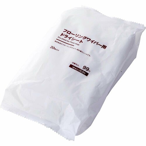 フローリング用掃除シートおすすめ 無印良品 フローリングワイパー用 ドライシート イメージ1