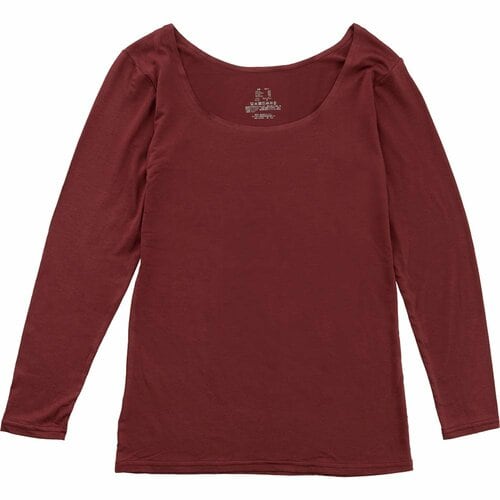 レディース用あったかインナーおすすめ ワークマン シン・ホッとするインナーLIGHT 8分袖UネックT イメージ